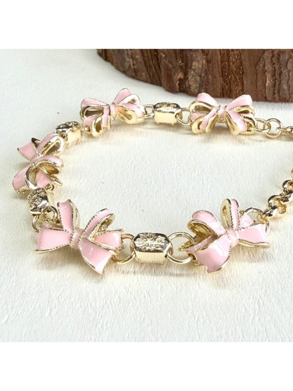 Kendra Scott x LoveShackFancy Bow Gold Bracelet